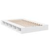 vidaXL Bed Frame without Mattress White 135x190 cm Double
