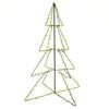 vidaXL Christmas Cone Tree 240 LEDs Indoor and Outdoor 115x150 cm