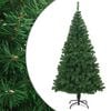 vidaXL Artificial Christmas Tree | Green | PVC, steel | 180cm