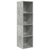 vidaXL Wall-mounted TV Cabinet Concrete Grey 37x37x142.5 cm