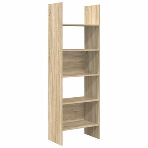 vidaXL Book Cabinet | Sonoma oak | Engineered wood | 60 x 35 x 180 cm