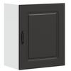 vidaXL Kitchen Wall Cabinet Kalmar Black Engineered Wood