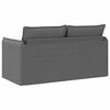 vidaXL Sofa Dark Grey 156 x 82 x 85 cm Fabric