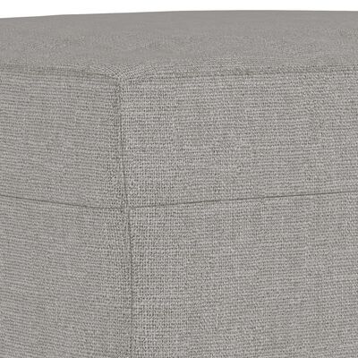 vidaXL Bench Light Grey 100x35x41 cm Fabric