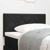vidaXL LED Headboard with Headboard Black 100 cm Faux Leather