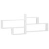 vidaXL Wall Shelf White 168.5 x 17 x 68 cm Engineered Wood