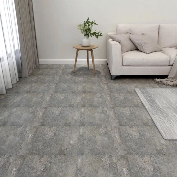 vidaXL Self-adhesive Flooring Planks 20 pcs PVC 1.86 m² Grey