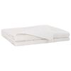 vidaXL Weighted Blanket White 235 x 290 cm 11 kg 100% Cotton 205T