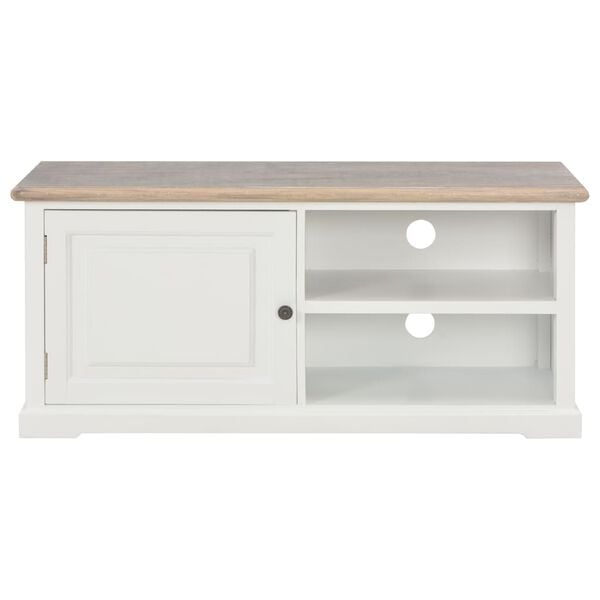 vidaXL TV Cabinet White 90x30x40 cm Wood
