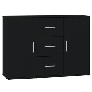 vidaXL Sideboard | Black | Engineered wood | Medium | Sideboard | Rectangular
