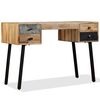 vidaXL Writing Desk Solid Reclaimed Teak 110x50x76 cm