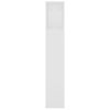 vidaXL Headboard Cabinet White 180x18.5x104.5 cm