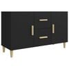 vidaXL Sideboard | Black | Engineered wood | Medium | Sideboard | Rectangular