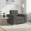 vidaXL Sofa Chair Dark Grey 100x77x82 cm Corduroy Fabric