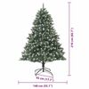 vidaXL Artificial Christmas Tree with 300 LEDs with Stand Green 210 cm