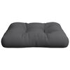 vidaXL Pallet Cushion Anthracite 60x61.5x10 cm Fabric