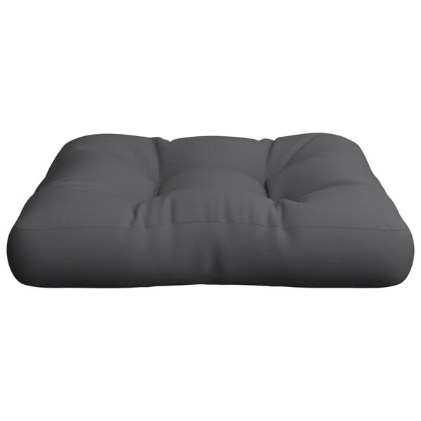 vidaXL Pallet Cushion Anthracite 60x61.5x10 cm Fabric