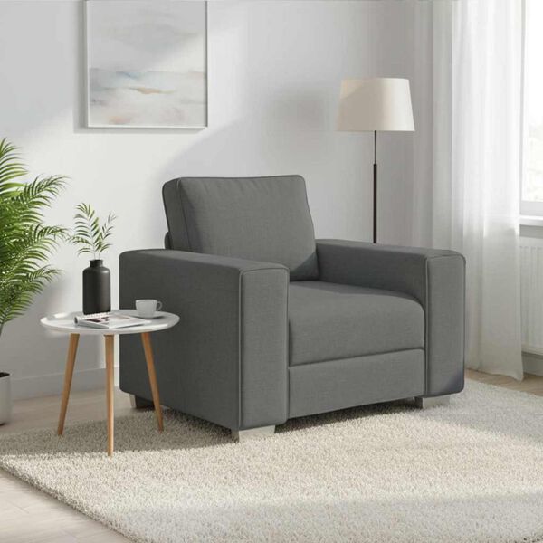 vidaXL Sofa Dark Grey Overall dimensions: 100 x 80 x 82 cm (W x D x H)