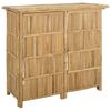 vidaXL Outdoor Bar Table Natural 115 x 55 x 105 cm Bamboo