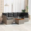 vidaXL Garden Sofa Set 7 pcs Grey