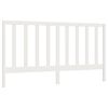 vidaXL Bed Headboard | White | Solid Pine Wood | Large | Stylish Design