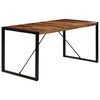 vidaXL Dining Table 160x80x75 cm Solid Acacia Wood