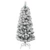 vidaXL Artificial Hinged Christmas Tree 150 LEDs & Ball Set 150 cm