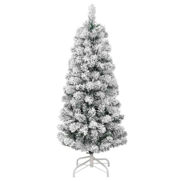 vidaXL Artificial Hinged Christmas Tree 150 LEDs & Ball Set 150 cm