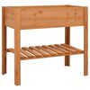 vidaXL Planter | Natural Wood | Firwood with water-based paint | Medium