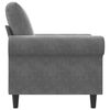 vidaXL Sofa Chair Dark Grey 60 cm Velvet