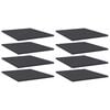 vidaXL Bookshelf Boards 8 pcs Grey 40x50x1,5 cm Engineered Wood