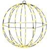 vidaXL Ball Warm white 40 x 40 x 42 cm Metal 120 LEDs