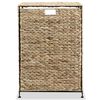 vidaXL Laundry Basket 44x34x64 cm Water Hyacinth