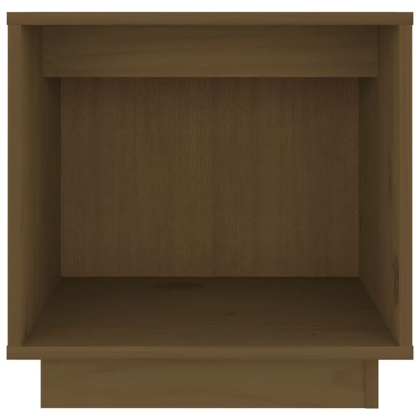 vidaXL Bedside Cabinet Honey Brown 40x30x40 cm Solid Wood Pine