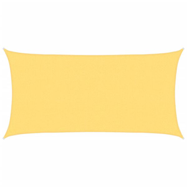 vidaXL Sunshade Sail HDPE Rectangular 2x4 m Beige