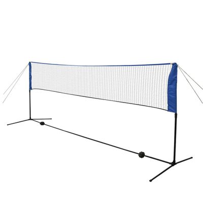 vidaXL Badminton Net Set with Shuttlecocks 300x155 cm