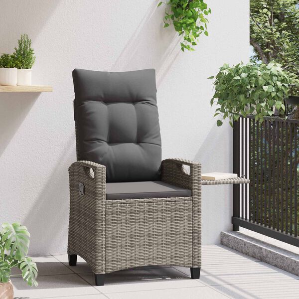 vidaXL Reclining Garden Chairs 56 x 60 x 112 cm steel