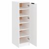 vidaXL Shoe Cabinet White 30x35x100 cm Engineered Wood