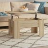 vidaXL Coffee Table Sonoma Oak 79x49x41 cm Engineered Wood