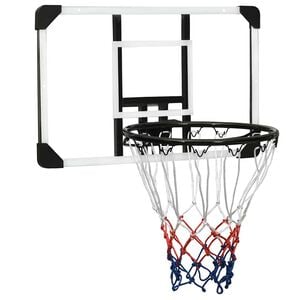 vidaXL Basketball Backboard Transparent 71x45x2,5 cm Polycarbonate