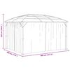 vidaXL Gazebo with Curtains 400x300x265 cm Anthracite
