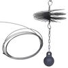 Round Chimney Cleaning Brush Dia. 25 cm