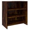 vidaXL Sideboard Smoked Oak 70x40,5x75 cm Engineered Wood