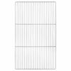 vidaXL Grill Grate Silver 67 x 40 cm Stainless Steel