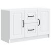 vidaXL Sideboard White 89 x 34.5 x 57 cm Engineered Wood