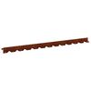 vidaXL Lawn Edging 10 pcs 102 x 4 x 4 cm Steel Rusty