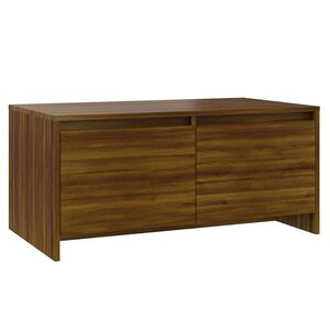 vidaXL Coffee Table Brown Oak 90x50x41,5 cm Engineered Wood