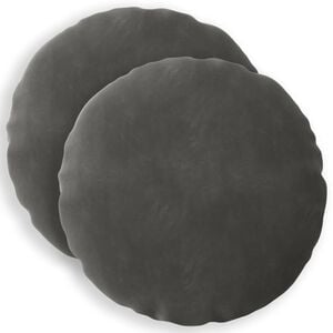 vidaXL Cushion with Pillow HEERLEN 2 pcs Dark Grey Velvet