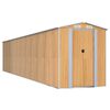 vidaXL Garden Shed Light Brown 192x938x223 cm Galvanised Steel