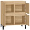 vidaXL Sideboard Sonoma Oak 60x35x70 cm Engineered Wood